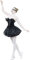 Halloween! Smiffys Karnevalskostüm Gothic-Schwan, Schwarz, mit Kleid