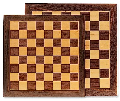 Cayro - Tablero de Ajedrez - + 7 Años - Madera y Base de Fieltro - Accesorio Clásico para Juegos de Mesa de Niños y Adultos - 35 x 35 cm - 2 Jugadores