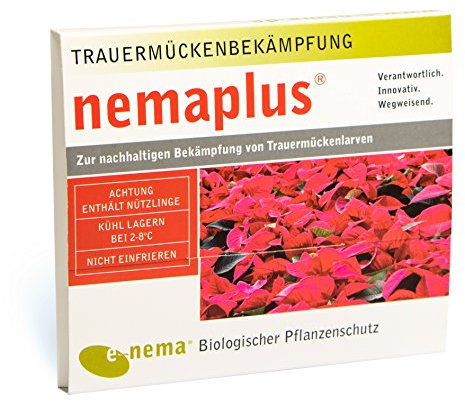 nemaplus SF Nematoden zur Bekämpfung von Trauermücken - 10 Mio. für 20m² Blumenerde oder 100 Pflanzen