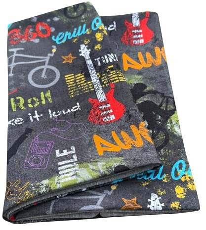 Wollhuhn Écharpe tubulaire en jersey léger pour enfants et adultes, fabriquée à la main en Allemagne, réversible, double couche, coton, pour la mi-saison, printemps, automne, été, Cool Stuff