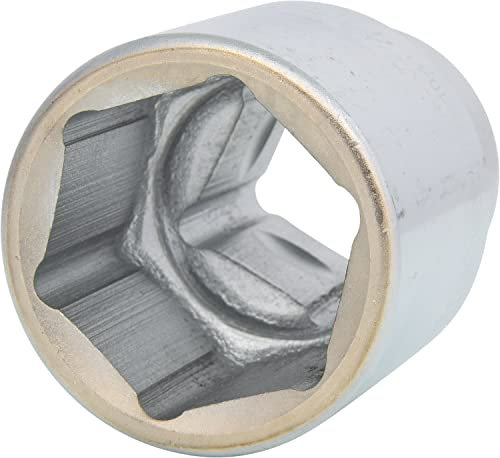 KS Tools 911.1031 - Douille 6 pans - 1'',2.1/4'' - Version courte - Chrome Vanadium - Finition satinée