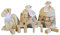 Holzspielzeug Baubeutel mit Holzbausteinen 70 tlg natur NEU Bauspiel Holzbausteine Spielsortiment Spielzeug Strategiespiel Geschicklichkeitsspiel Geduldsspiel Holzgestaltung Spiele Holz Seiffen