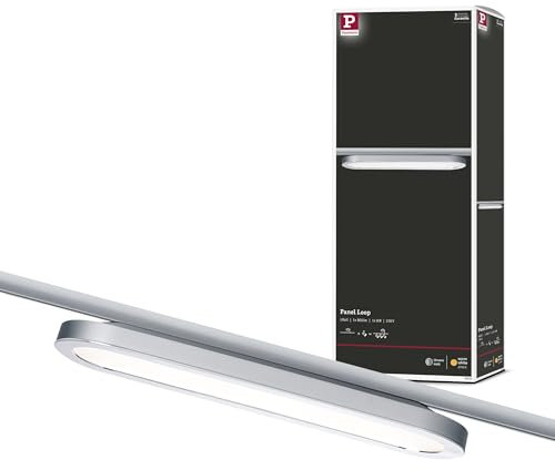 Paulmann 95319 Loop URail LED Panel luminaire 480lm 7W 2700K 230V Chrome matt, Chrome Rail System