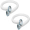 Intex Null Lot de 2 pompes pour tuyau et écrous Marron/A