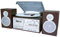 Boytone BT-28SPS - Giradischi Bluetooth in stile classico con radio AM/FM, cassetta e lettore CD, 2 altoparlanti stereo separati, registrazioni in vinile, radio, cassette a MP3, slot SD, USB, AUX