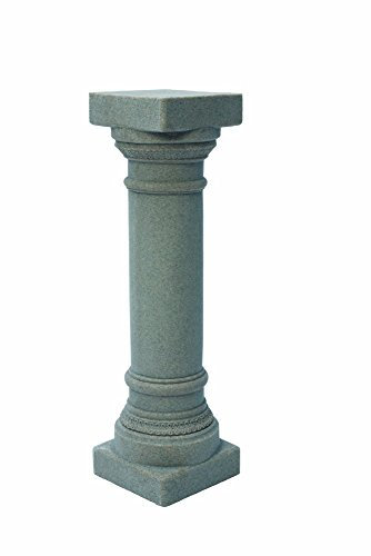 Emsco Group Griechische Säule Statue - Natürliche Granitoptik - Aus Harz - Leicht - 81,3 cm Höhe