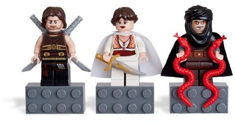 LEGO PRINCE OF PERSIA THE SANDS OF TIME Magnet Set: sand Magnet Set Dastan, of Tamina and Hassanssin Leader / Lego Prince of Persia time [Dasutan prince, princess Tamina, thin leader Hassan (Ormes)] 852 942 (japan import)