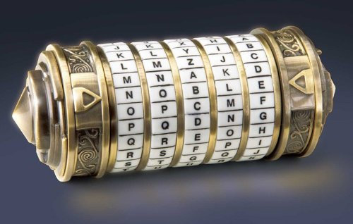 Da Vinci Code Kryptex 1/1 Maßstab Gold Puzzle Box Fiktives Fahrzeug Jugendliche Erwachsener