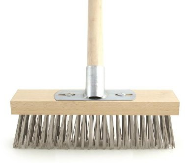 12 Metal Wire Bristle Broom Brush Sweeping Deck Scrub Heavy Duty by The Dustpan and Brush Store