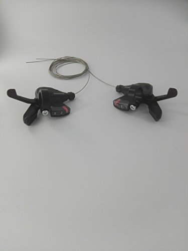 SHIMANO Schalthebel SL-M310 3x7 Set 21 Gänge inkl. Schaltzüge schwarz Altus
