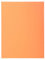 Exacompta - Réf. 332007E - Paquet de 50 chemises rigides avec 2 rabats SUPER 210 g/m² - couleurs pastel - chemises certifiées PEFC™- dimensions 24 x 32 cm pour documents format A4 - couleur orange