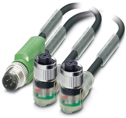Phoenix Contact SAC konfektioniertes Sensorkabel 3-adrig Stecker / M12 x 2 Buchse, Länge 300mm