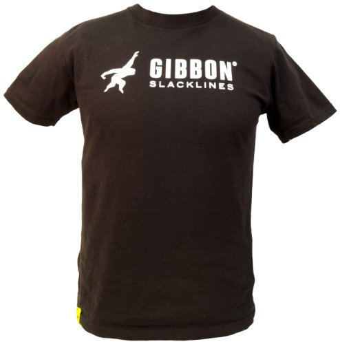 Gibbon Slacklines Mädchen T-Shirt Girls, Schwarz, XS, 12401-001