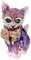 EVER FAITH® Chaton - Broche Raffiné Cristal Autrichien Email Parme Ton d'or N03051-6