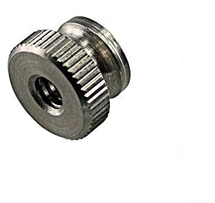 UNICORP THN5008-M07-F16-0518 5/8 Round Knurled Thumb Nuts, 5/16-18 THD x 5/8 OD, Stainless QTY-10
