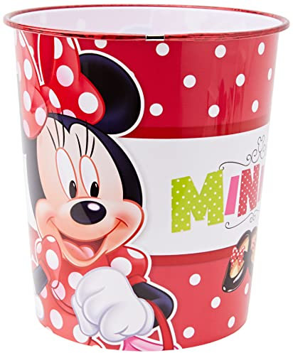 Joy Toy 72288 Disney Minnie Plastic Garbage Can