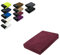 EXKLUSIV HEIMTEXTIL Frottee Spannbettlaken 60-70 x 140 cm 80% Baumwolle, 20% Polyester Öko - Tex Zertifiziert, Markenqualität, Matratzenhöhe bis 10 cm, Bordeaux