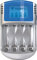 VARTA Chargeur de Piles, charge jusqu'à 4 AA/AAA Piles rechargeables, LCD Charger, avec câble USB et adaptateur 12V, non équipé