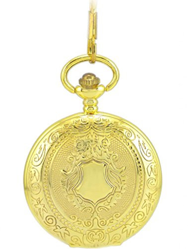 Unendlich U Fashion Retro Handaufzug Mechanische Taschenuhr Schild Hohle Skelett Kettenuhr Pullover Halskette Gold