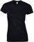 GILDAN Ladies Soft Style Short Sleeve T-Shirt (S) (Black)