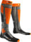 X-Socks Herren Socken SKI RIDER 2.0, Grey Melange/Orange, 35/38, X100092