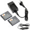 DSTE 2-Pack NP-BG1 NP-FG1 Rechange Batterie et Chargeur Compatible pour Sony Cyber-Shot DSC-H3 DSC-H7 DSC-H9 DSC-H10 DSC-H20 DSC-H50 DSC-H55 DSC-H70 DSC-H90 DSC-HX5V DSC-HX7V DSC-HX9V DSC-HX10V