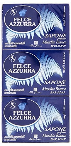 Felce Azzurra Seife Moschus 100 g, 3 Stück