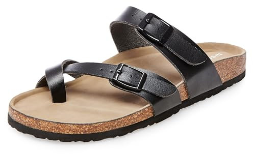 Madden Girl Damen Bryceee Zehenring-Sandalen, Schwarz Paris, 38.5 EU