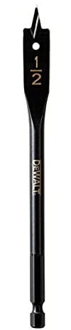DEWALT Drill Bit, Spade, 1/2 Inch x 6 Inch (DW1574)
