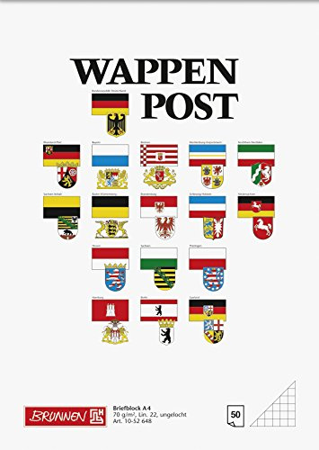 Brunnen 1052648 Wappen-Post/Block für Schule und Büro DIN A4, 50 Blatt, kopfverleimt