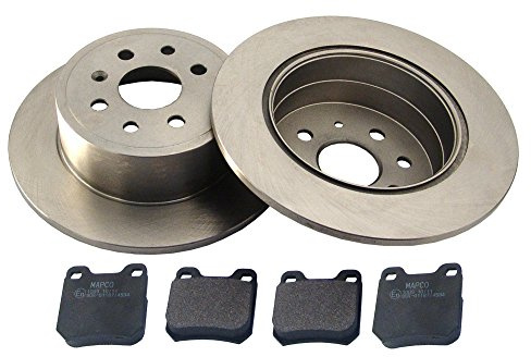 Mapco 47695 Bremsensatz Bremsscheiben mit Bremsbelägen | Kompatibel mit: OPEL VECTRA B, VECTRA B Caravan, VECTRA B CC