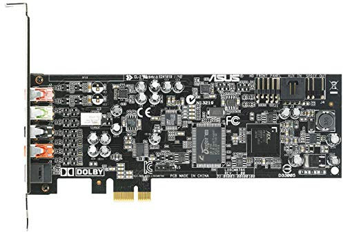 Asus Xonar DGX Soundkarte 24-Bit 96 kHz 105 dB S/N 5.1 PCIe CMI-8786 Low Profile (90-YAA0Q0-0UAN0BZ),