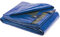 3S SuperSamaStore Telo Impermeabile Occhiellato, Telone per Copertura Esterni, Resistente, per Giardino, Gazebo, Tendone, Telo Tenda Impermeabile, 80 Grammi/Metro Quadro, 4 x 6 Metri, Blu