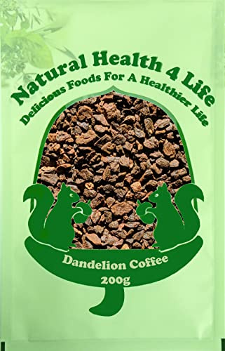 Natural Health 4 Life Tea/Coffee Subsititute Dandelion Coffee Roasted Dandlion Root Cut 200 g in Bag (1 Bag)