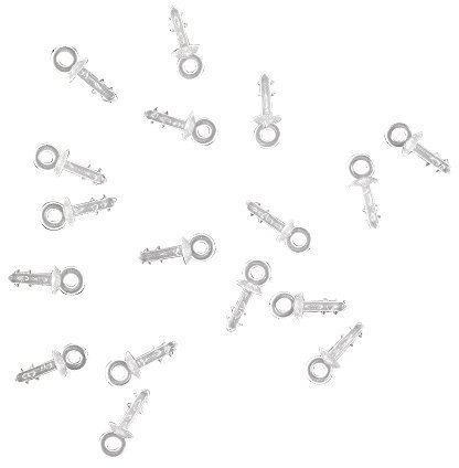 Rayher 2 X 45023- Aufhänger für Plastik-Eier und Styropor, SB-Btl. 2x25 Stück