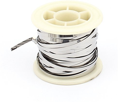 sourcing map 10M 33Ft 0.2x3mm Nichrome Flach Heizkörper Draht Heiz elemente de