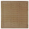 Lamellenzaun Hamburg | Zaunfeld im Maß 180x180 cm (Breite x Höhe) | druckimprägniertes Kiefer/Fichte Holz | Sichtschutz-Zaun | Holz-Zaun | Sichtschutzwand | Gartenzaun | Blickdicht