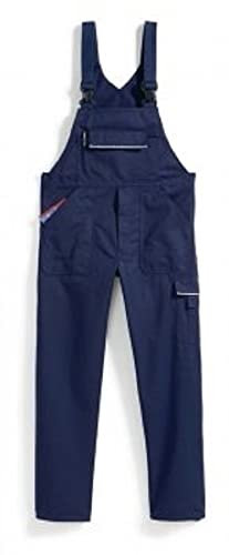 BP 1604-559-10-44n Latzhose, Stretch-Hosenträger mit Clipbefestigungen, 245,00 g/m² Stoffmischung, dunkelblau, 44n
