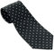 THE MASONIC COLLECTION Freimaurer-Krawatte, 100% gewebte Seide, rosa Croix, schwarze Krawatte mit weißen Punkten, handgefertigt – Geschenk für Freimaurer, Herren