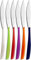 BUGATTI GLAA-021F35/6 Glamour Ménagère de 6 Pièces Couteau à Steak SAN/Acier Multicolore 16 x 26 x 3 cm
