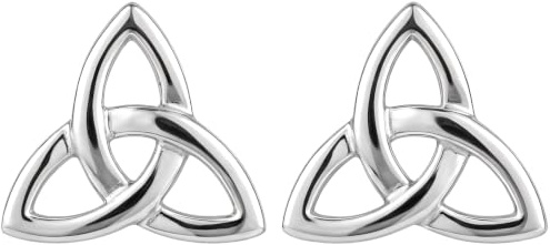 Alexander Castle 925 Sterling Silber Celtic Trinity Knot Triquetra Ohrringe für Frauen – Hypoallergene Ohrstecker mit Schmuck-Geschenkbox