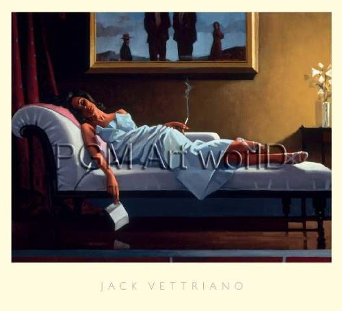 Kunstdruck Poster: Jack Vettriano The Letter 76 x 68