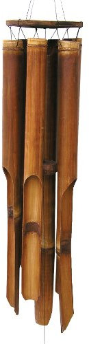 Cohasset Gifts 139 Carillon éolien géant en Bambou uni, Tube Le Plus Long d'environ 80 cm