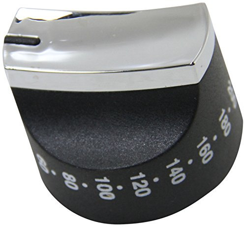 Belling Stoves Howdens Oven Black & Chrome Control Knob. Genuine part number 082585706