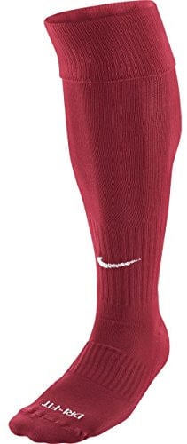 NIKE Unisex Knee High Classic Football Dri Fit Socks, Red/White (Varsity Red/White), XS UK
