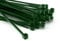 Fascette stringicavo, 200 x 2,5 mm, per reti di recinzione e reti o schermatura, colore: verde, 100 pezzi.