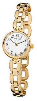 F801 - Schmuckuhr - goldfarben/weiss