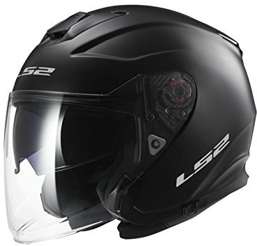 LS2, Casco jet da moto Infinity black mat, XS