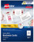 Avery Clean Edge bedruckbare Visitenkarten mit Sure Feed Technologie, 5,1 x 8,9 cm, weiß, 400 Blanko-Karten für Tintenstrahldrucker (08877)