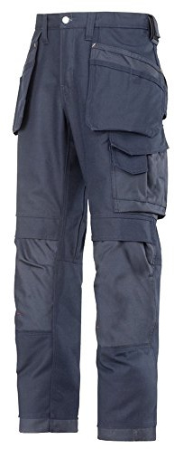 Snickers 33119595184 Size 184 CoolTwill Craftsmen Trousers - Navy Blue